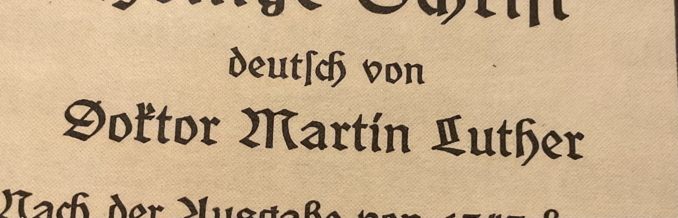 Luther Thesen