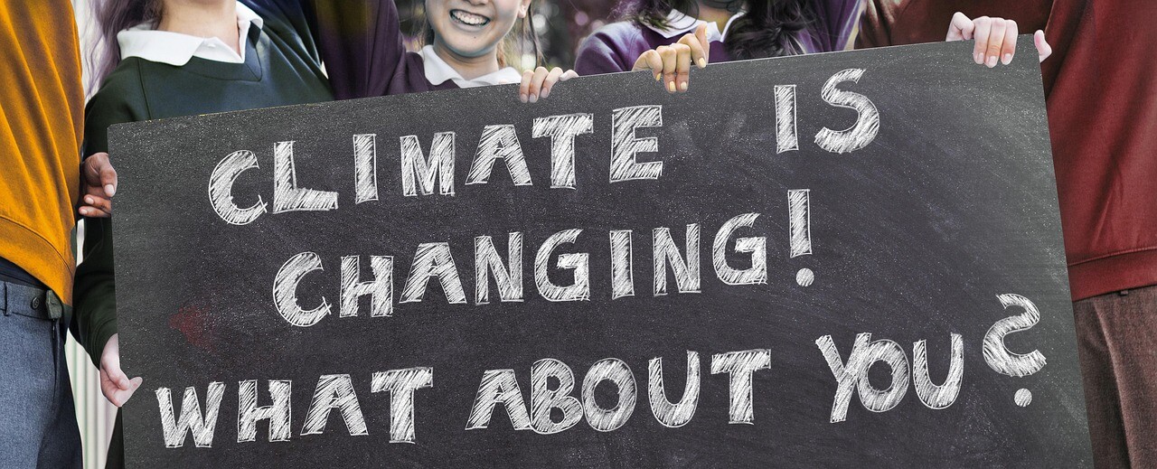 Protest zum Pariser Abkommen
