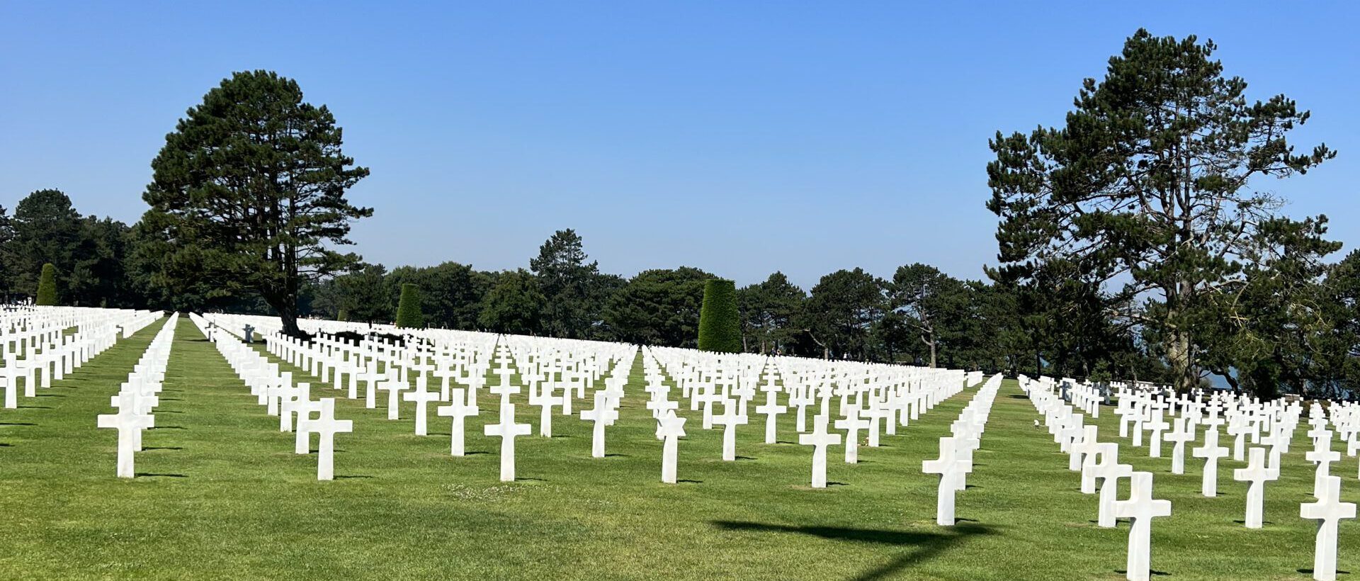 Das Gräberfeld in Omaha Beach - Normandie