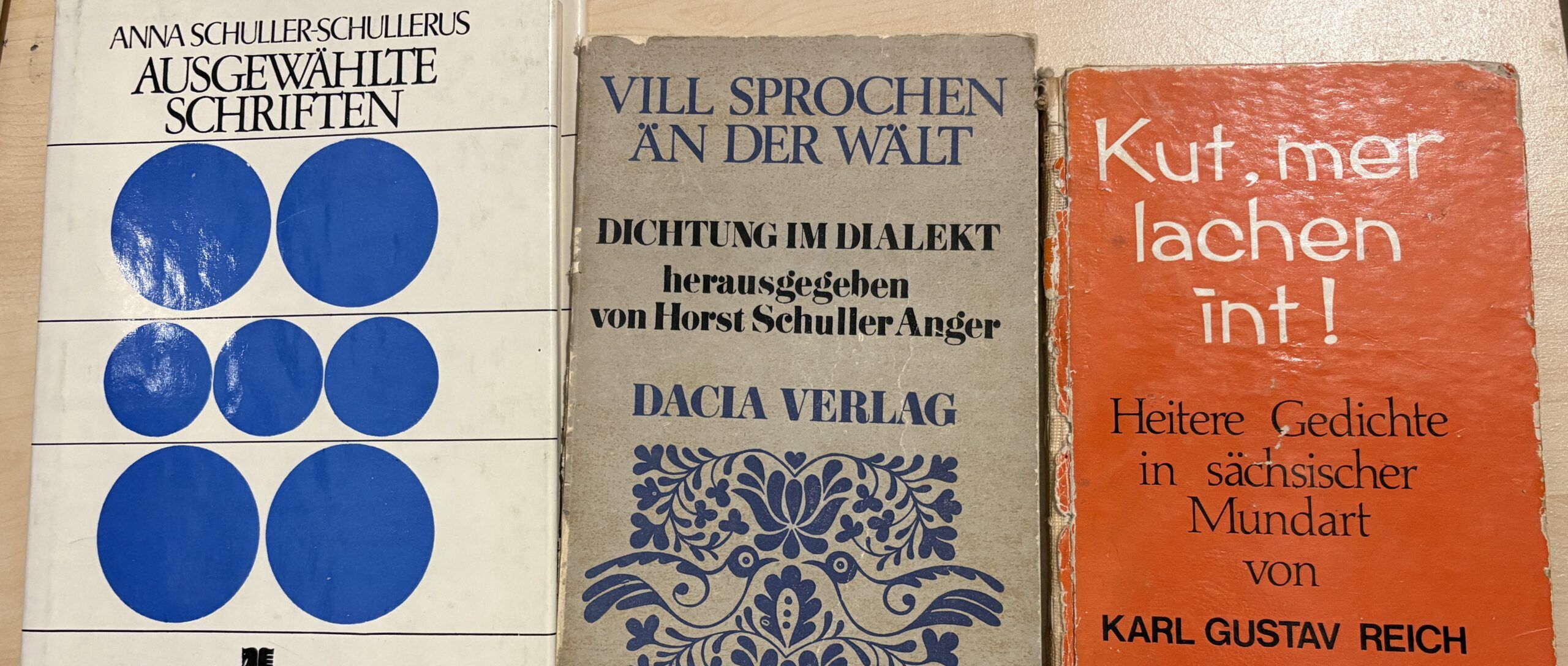3 Bücher in Mundart
