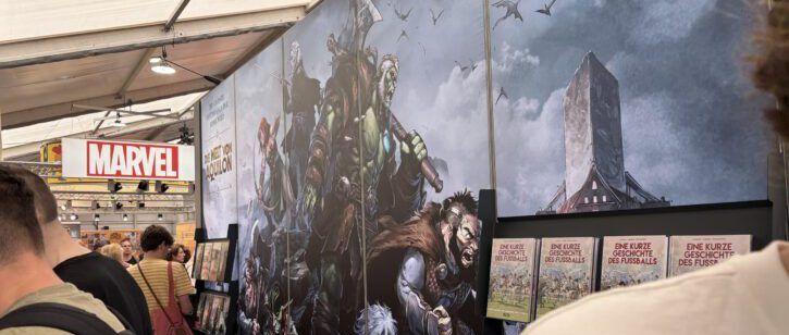 Wandbild mit Comics